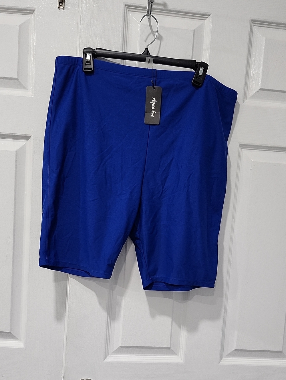 NWT Aqua Eve Women's Athletic Swim Jammer in Cobalt Blue